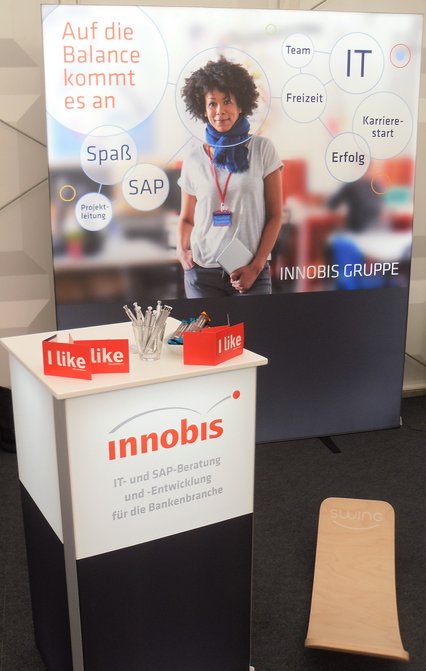 Messestand der innobis AG