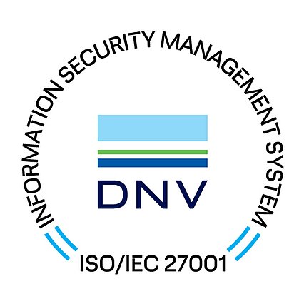 Zertifizierung ISO/IEC 27001 DNV